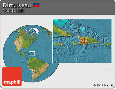 Satellite Location Map of Dimulseau