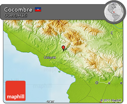Physical Map of Cocombre