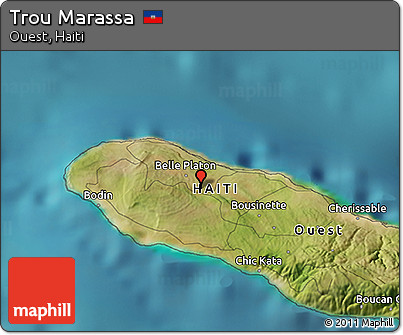 Satellite 3D Map of Trou Marassa