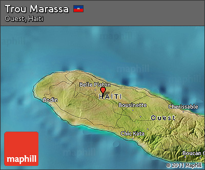 Satellite 3D Map of Trou Marassa