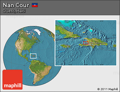 Satellite Location Map of Nan Cour