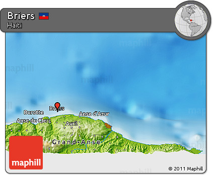 Physical 3D Map of Briers
