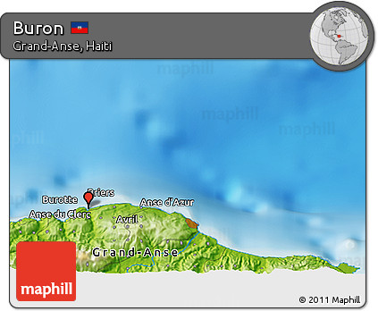 Physical 3D Map of Buron