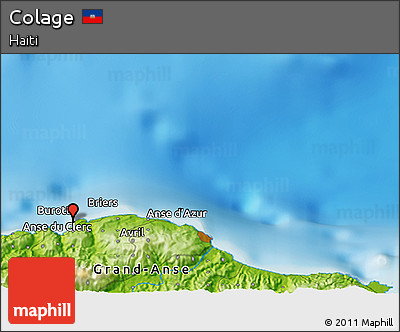 Physical 3D Map of Colage