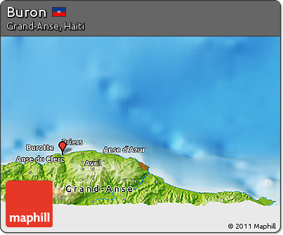 Physical 3D Map of Buron