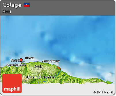 Physical 3D Map of Colage