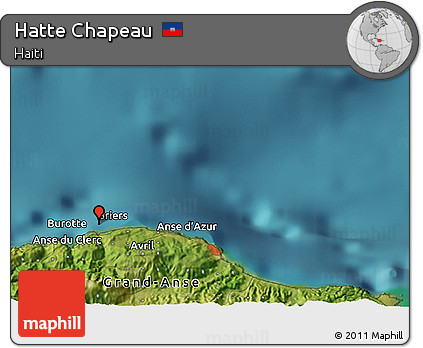 Satellite 3D Map of Hatte Chapeau