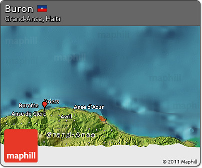 Satellite 3D Map of Buron