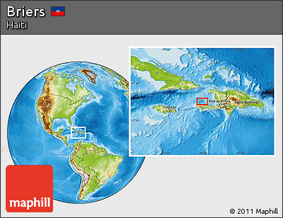 Physical Location Map of Briers