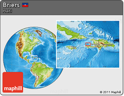 Physical Location Map of Briers