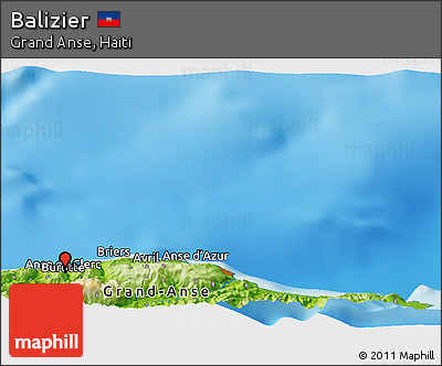 Physical Panoramic Map of Balizier