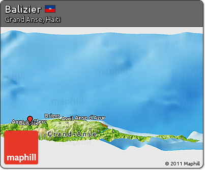 Physical Panoramic Map of Balizier