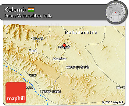 Physical 3D Map of Kalamb