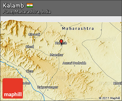 Physical 3D Map of Kalamb