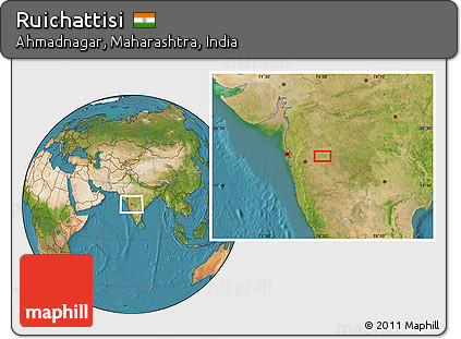 Satellite Location Map of Ruichattisi