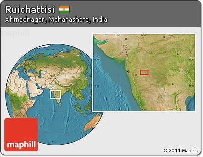 Satellite Location Map of Ruichattisi