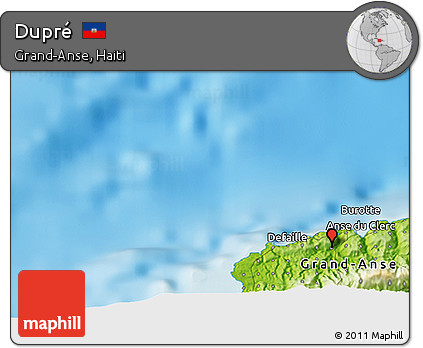 Physical 3D Map of Dupré