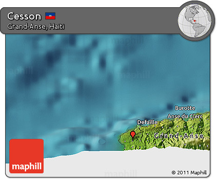 Satellite 3D Map of Cesson