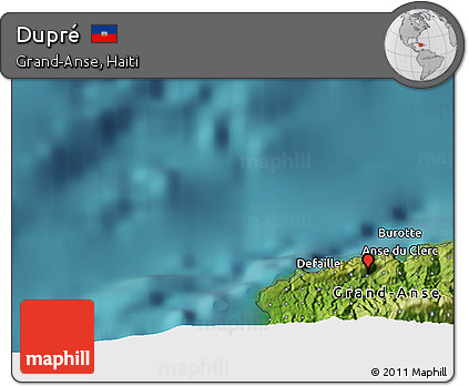 Satellite 3D Map of Dupré