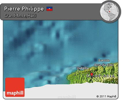 Satellite 3D Map of Pierre Philippe