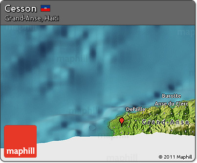 Satellite 3D Map of Cesson