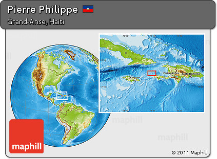 Physical Location Map of Pierre Philippe