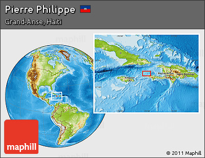 Physical Location Map of Pierre Philippe