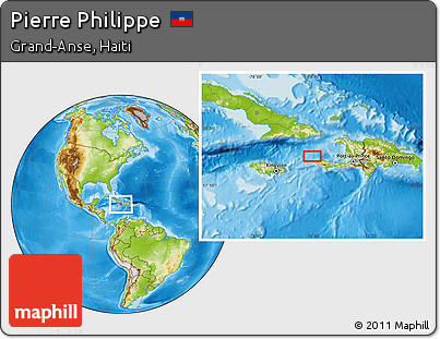 Physical Location Map of Pierre Philippe