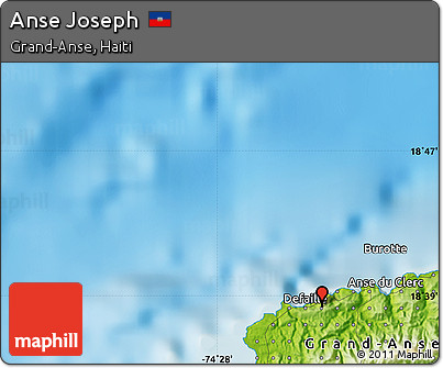Physical Map of Anse Joseph