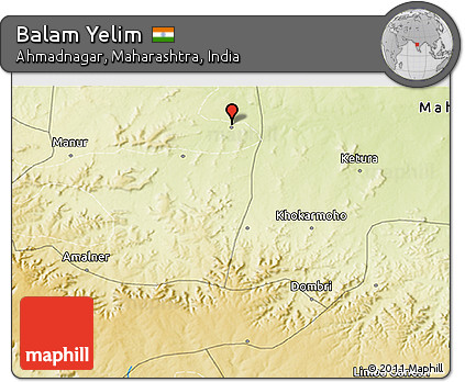 Physical 3D Map of Balam Yelim
