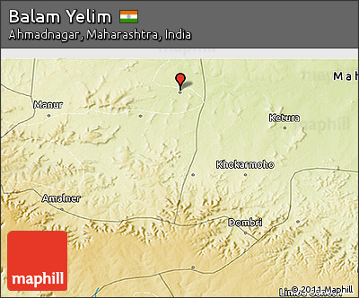 Physical 3D Map of Balam Yelim