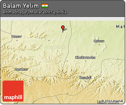 Physical 3D Map of Balam Yelim