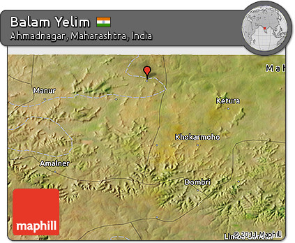 Satellite 3D Map of Balam Yelim