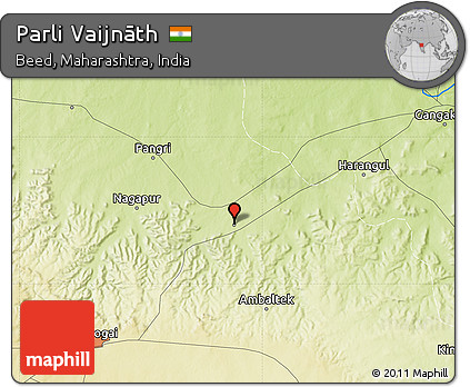 Physical Map of Parli Vaijnāth