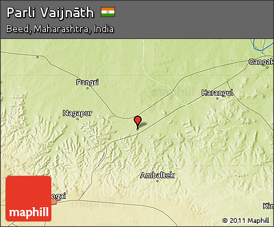 Physical Map of Parli Vaijnāth