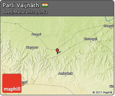 Physical Map of Parli Vaijnāth
