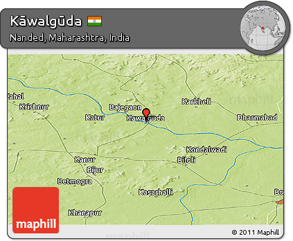 Physical Panoramic Map of Kāwalgūda