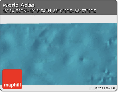 Satellite 3D Map of the Area around 18° 51' 53" N, 88° 28' 29" E