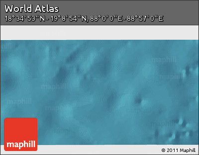 Satellite 3D Map of the Area around 18° 51' 53" N, 88° 28' 29" E