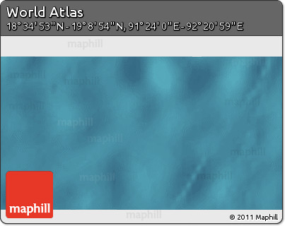 Satellite 3D Map of the Area around 18° 51' 53" N, 91° 52' 30" E