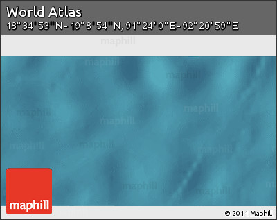 Satellite 3D Map of the Area around 18° 51' 53" N, 91° 52' 30" E