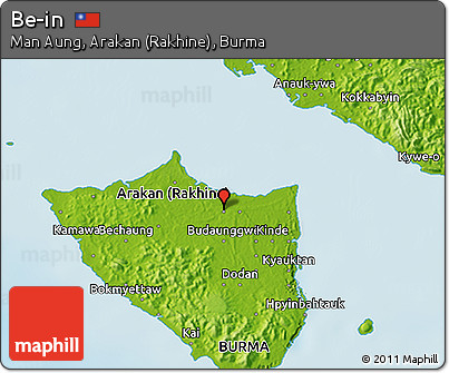 Physical 3D Map of Be-in