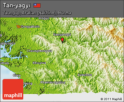 Physical 3D Map of Tan-yagyi