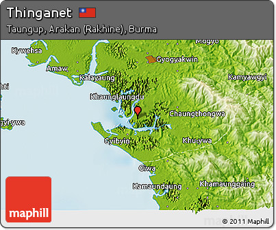 Physical 3D Map of Thinganet