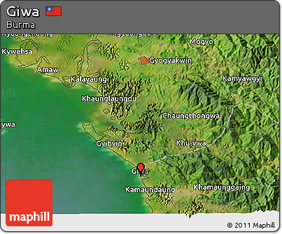 Satellite 3D Map of Giwa