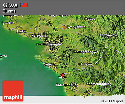 Satellite 3D Map of Giwa