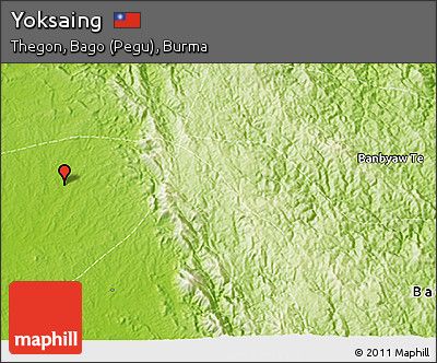 Physical 3D Map of Yoksaing