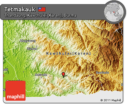Physical 3D Map of Tetmakauk