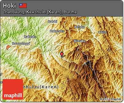 Physical 3D Map of Hoki