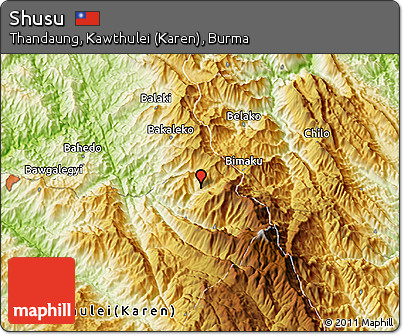 Physical 3D Map of Shusu